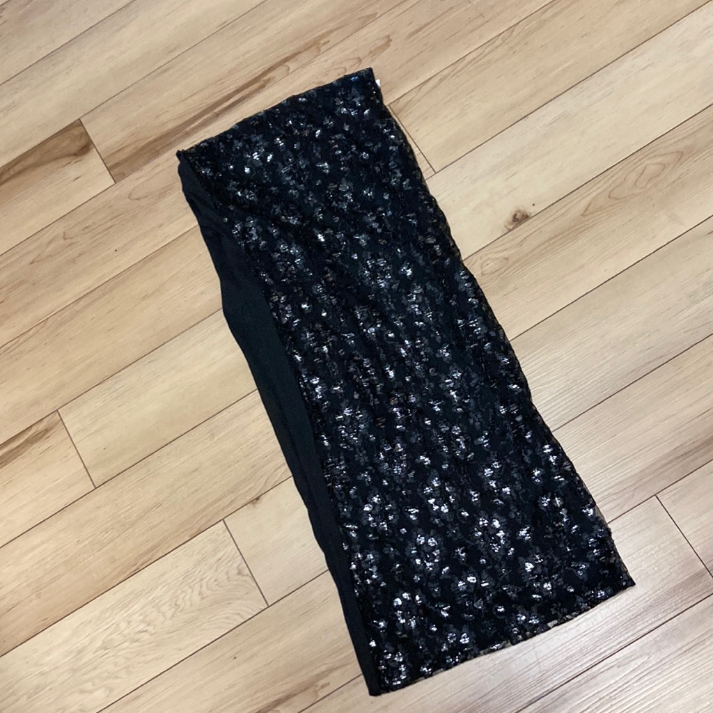 Black Scarf Wrap For Cocktail Nights